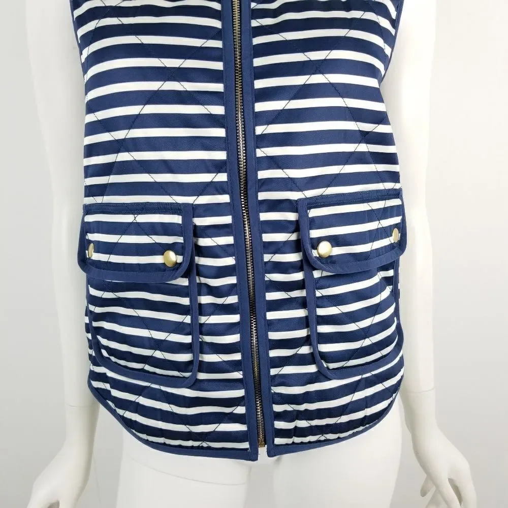 NWT 41 Hawthorn Anise Striped Vest XS Stitch Fix